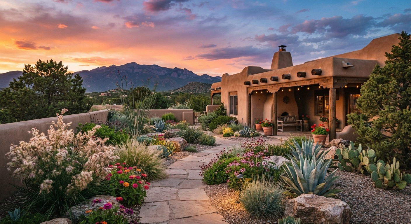 Landscaping in Santa Fe, New Mexico: High Desert Harmony