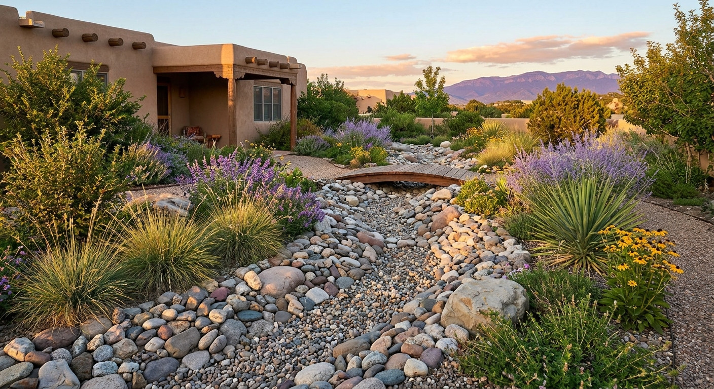 The Illusion of Water in the Desert: Designing Functional Dry Creek Beds for High-Desert Landscapes