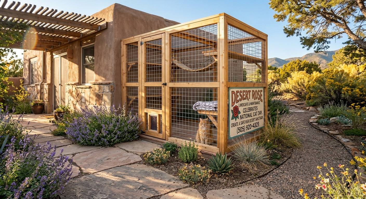 Cat Lover and Gardening Enthusiast? How to Create a Safe, Beautiful Outdoor Sanctuary on National Cat Day